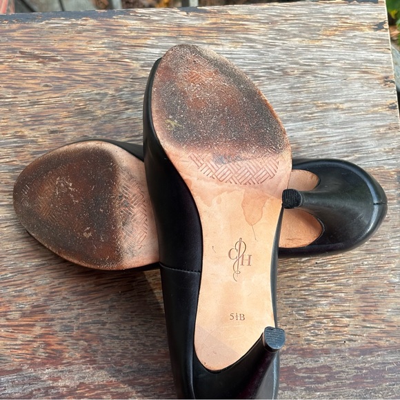 Cole Haan Margot OT II Peep Toe Black Leather Pumps Women’s Size 5.5B - Picture 15 of 16